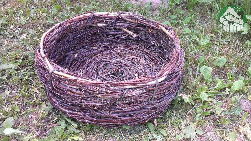 Гнездо для аистов плетеное малое D-30 см