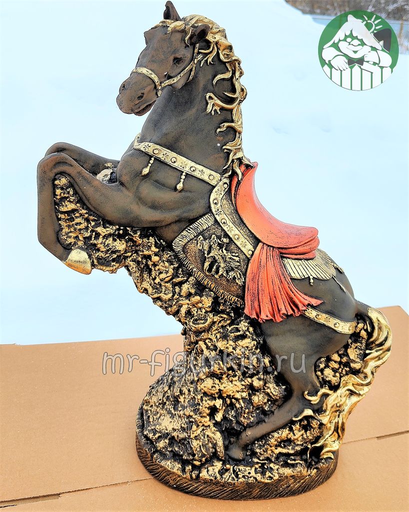 Интерьерная фигура Конь Арабский скакун 70х60х25 см