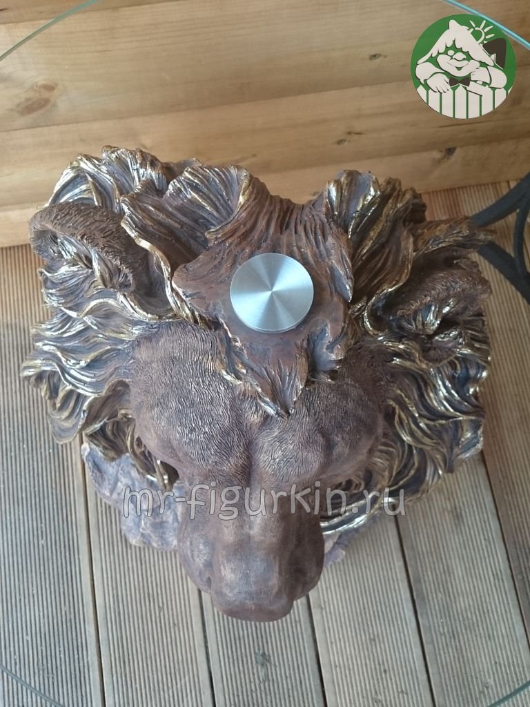 Стол интерьерный Голова льва H-70 см, D-50 см