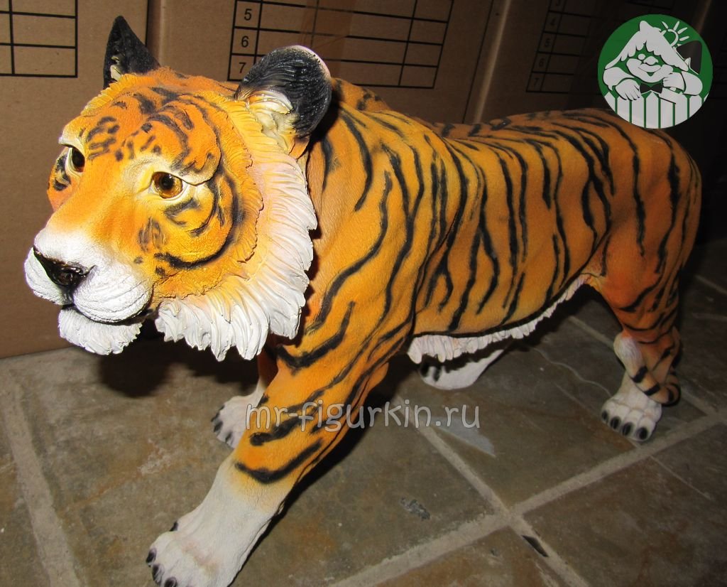 Садовая фигура Тигр H-32 см, L-56 см
