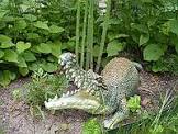 Садовая фигура Крокодил малый L-55 см