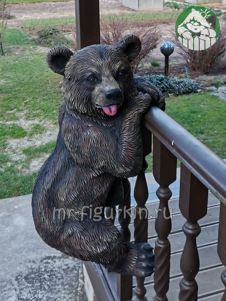 Садовая фигура Медвежонок навесной H-70 см