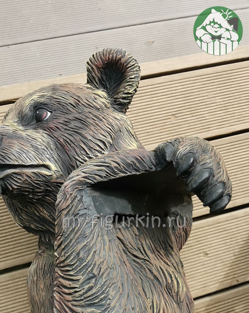 Садовая фигура Медвежонок навесной H-70 см