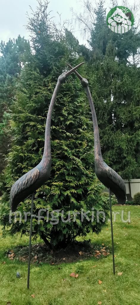 Садовая фигура Журавли пара (2 шт.) H-174 см